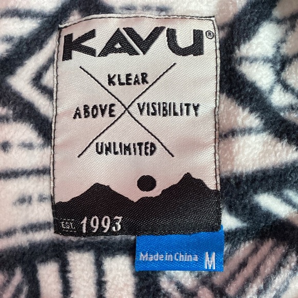 Kavu‎ Women's Aztec Tribal Southwest Activewear Fleece Pullover Size Medium - Picture 7 of 10